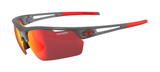 Satin Vapor Frame - Smoke Tint with Red Mirror