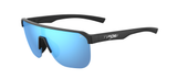 Gloss Black Frame - Smoke Tint with Bright Blue Mirror
