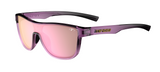 Crystal Peach Blush Frame - Brown Tint with Pink Mirror