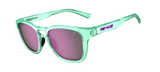 Aqua Shimmer Frame - Smoke Tint with Rose Pink Mirror