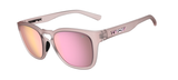 Frosted Rose Frame - Brown Tint with Pink Mirror