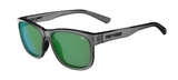 Crystal Smoke Frame - Smoke Tint with Green Mirror