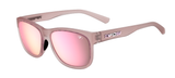 Frosted Rose Frame - Brown Tint with Pink Mirror