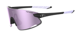 Matte Black Frame - Smoke Tint with Light Purple Mirror
