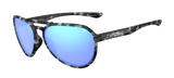 Black Tortoise Frame - Smoke Tint with Sky Blue Mirror