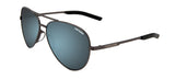 Graphite Frame - Smoke Tint with Bright Blue Mirror