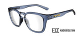Smirk - Crystal Denim Frame - Clear Lens +1.5