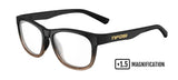 Swank - Brown Fade Frame - Clear Lens +1.5