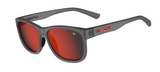 Satin Vapor Frame - Smoke Tint with Red Mirror